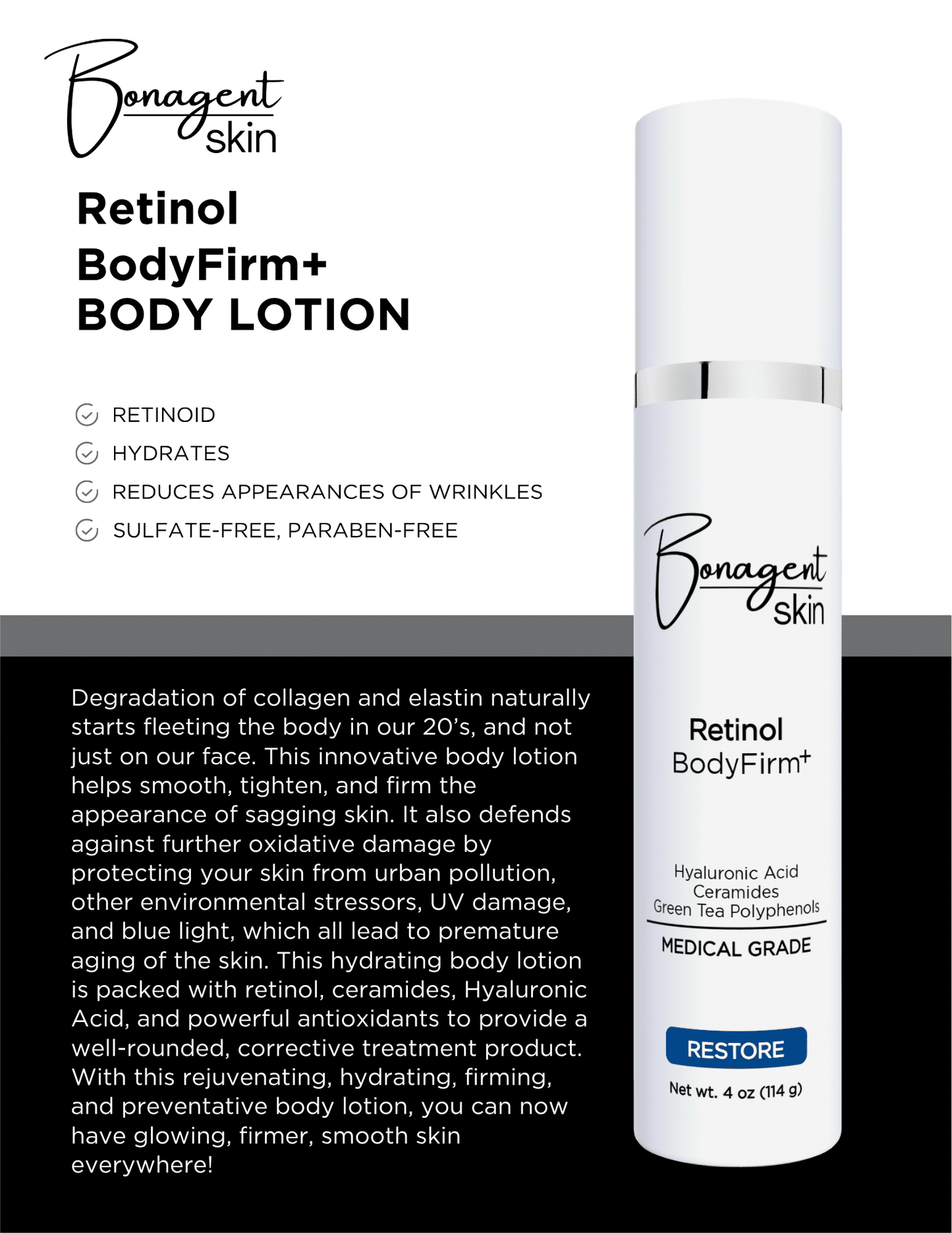 Retinol BodyFirm+ by Bonagent Skin