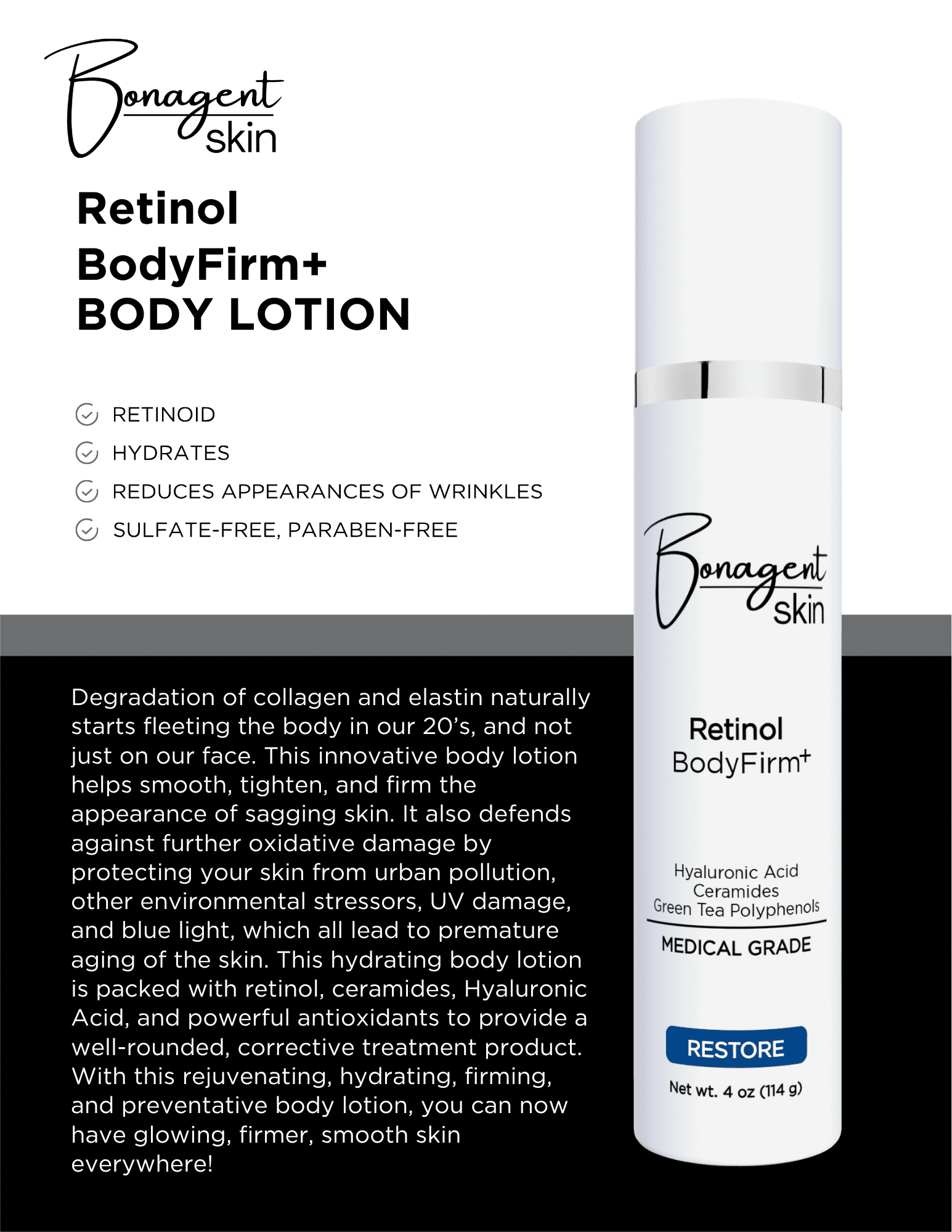 Retinol BodyFirm+ by Bonagent Skin